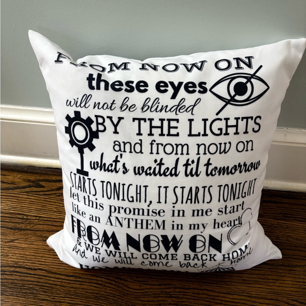 The Greatest Showman Decorative Pillow Cover (NO insert included)